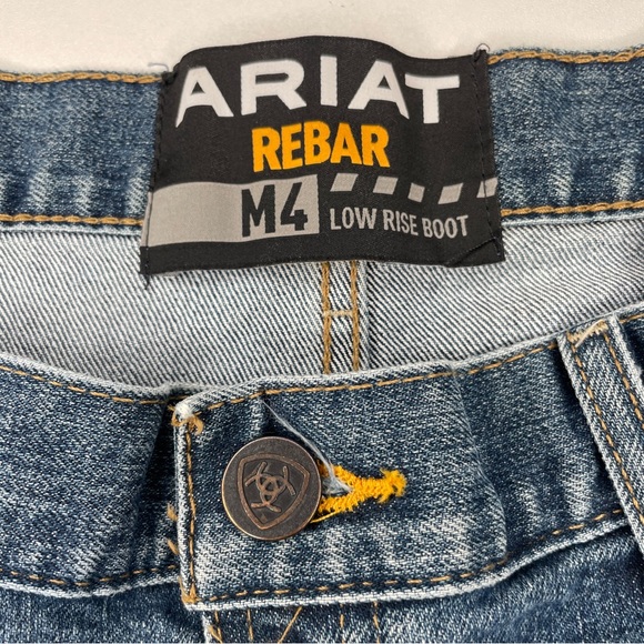 Ariat Rebar M4 Low Rise Boot Cut Jeans 38 - Picture 6 of 12